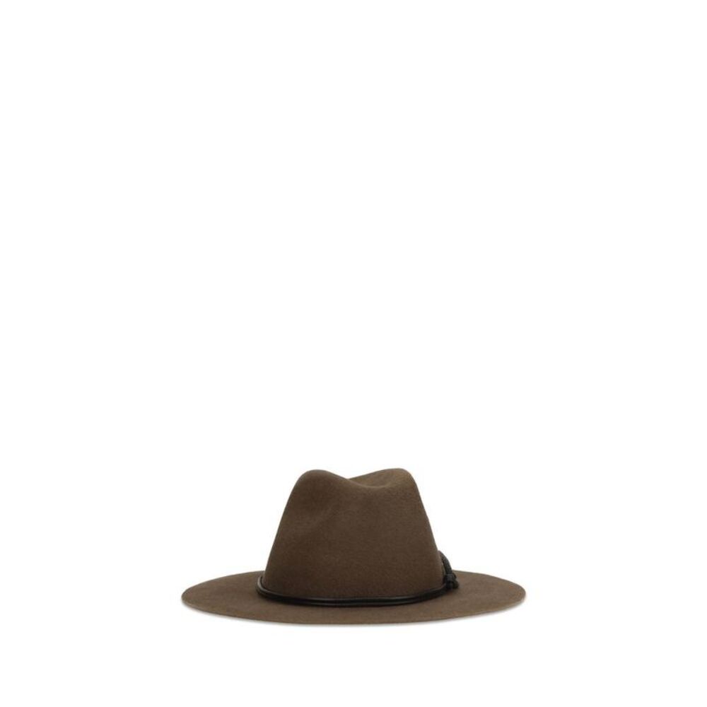 Brunello Cucinelli Brown Eco Fabric Women's Fedora